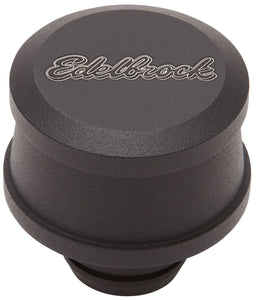 EDELBROCK Billet Aluminium Breather, Black, Push-in style Elite Series Breathers ED42133 Autofit