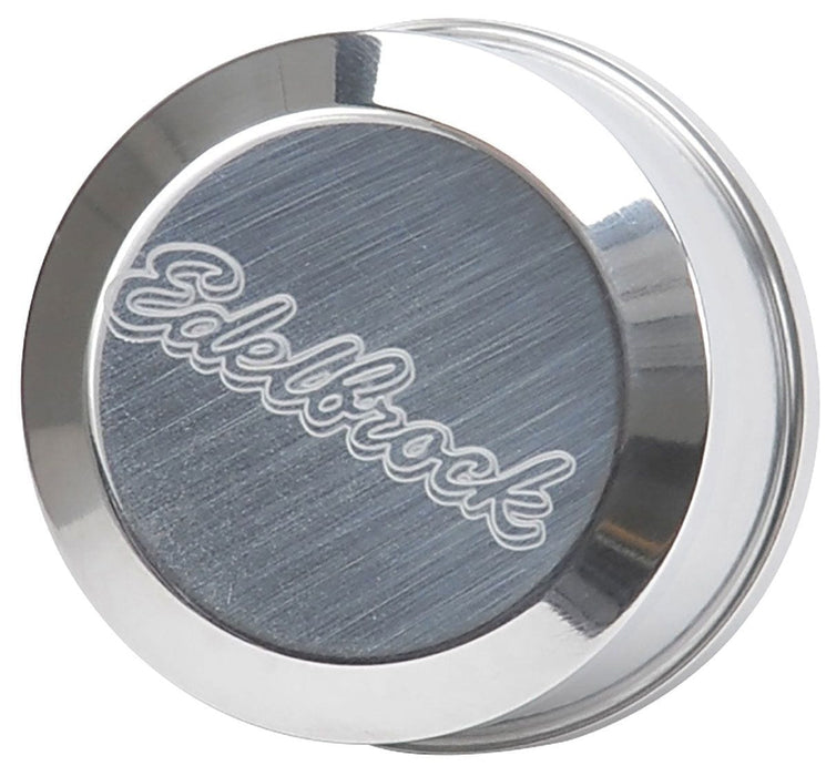 EDELBROCK Billet Aluminium Breather, Polished, Push-in style Elite Series Breathers ED4213 Autofit