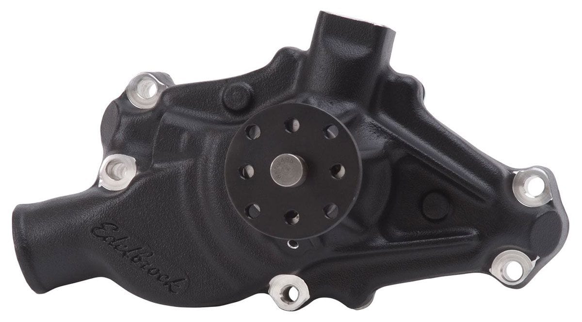 EDELBROCK Black Finish Suit SB Chev, Short Style, 5/8" pilot shaft Victor Series Aluminium Water Pump ED88103 Autofit