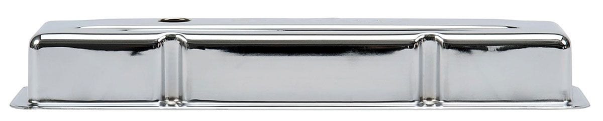 EDELBROCK Chevrolet 262-400 '59-86 (low), 2.8" overall height Signature Series Chrome Valve Covers ED4449 Autofit