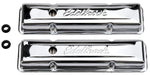 EDELBROCK Chevrolet 262-400 '59-86 (low), 2.8" overall height Signature Series Chrome Valve Covers ED4449 Autofit