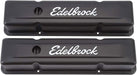 EDELBROCK Chevrolet 262-400 '59-86 (tall), 3.7" overall height Signature Series Black Valve Covers ED4643 Autofit