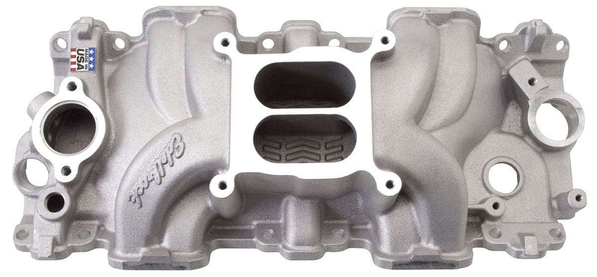 Edelbrock Chevy 348-409 small port, 1500 to 6500 rpm Performer RPM Intake Manifold ED7158 Autofit