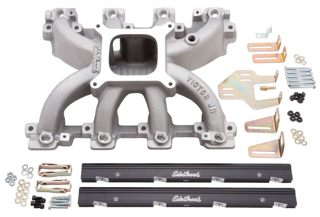 EDELBROCK Chevy LS1/LS2 Competition EFI, Intake Manifold with Fuel Rail Kit Victor Jr. LS1 Intake Manifold ED29086 Autofit