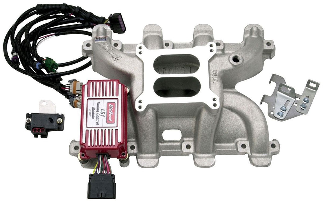 Edelbrock Chevy LS1-LS6, 1500-6500 rpm, includes Timing Control Module Performer RPM Intake Manifold ED7118 Autofit