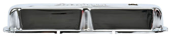 EDELBROCK Chrysler 318-340-360 V8 '65-91, 3.2" overall height Signature Series Chrome Valve Covers ED4495 Autofit