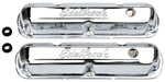 EDELBROCK Chrysler 318-340-360 V8 '65-91, 3.2" overall height Signature Series Chrome Valve Covers ED4495 Autofit