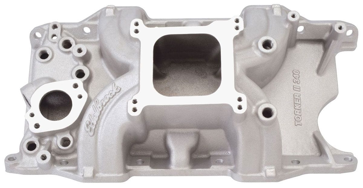 EDELBROCK Chrysler 340-360, 2500-6500 rpm, non-EGR Torker II Intake Manifold ED5076 Autofit