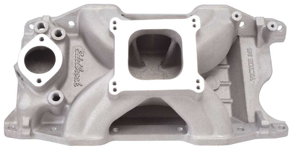 EDELBROCK Chrysler 340-360, 3500-8000 rpm Victor 340 Intake Manifold ED2915 Autofit