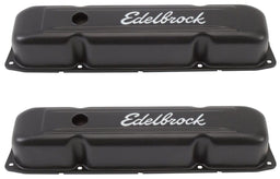 EDELBROCK Chrysler 361-383-400-413-426-440 '58-79, 3.6" overall height Signature Series Black Valve Covers ED4493 Autofit