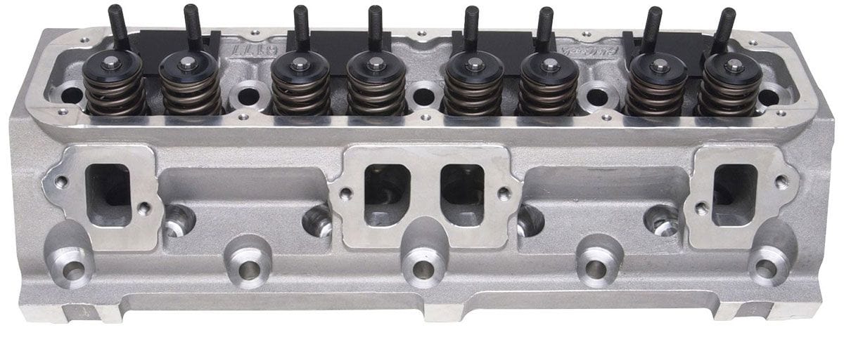 EDELBROCK Chrysler Magnum 1992 & later 5.2L-1993 & later 5.9L, 58cc chambers, 1 Performer RPM Cylinder Heads - Single - Complete ED61779 Autofit