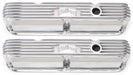 EDELBROCK Chrysler Small Block LA 318-340-360, 3-3/4" overall ht. Classic Aluminium Series Valve Covers - Polished Finish ED4176 Autofit