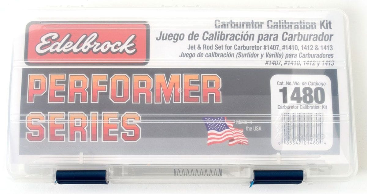 EDELBROCK For ED1407, ED1410, ED1412, ED1413 Calibration Kit for Performer Series Carburettors ED1480 Autofit