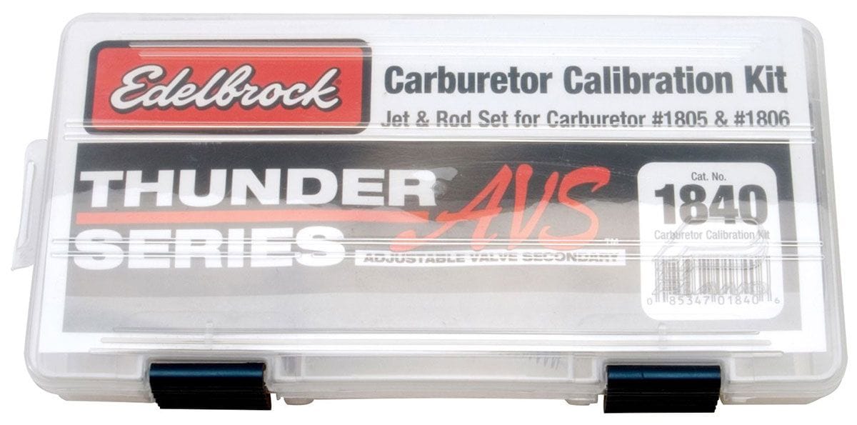 EDELBROCK For ED1805, ED1806 Calibration Kit for Thunder Series AVS Carburettors ED1840 Autofit