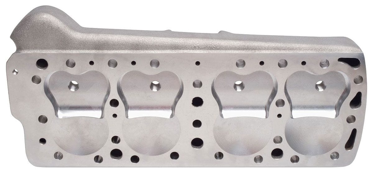 EDELBROCK For late model 1949-1953 8BA , High Lift / Large Chamber Ford Flathead Cylinder Head ED1116 Autofit