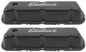EDELBROCK Ford 260-289-302 W (not Boss) and 351W, 3.7" overall height Signature Series Black Valve Covers ED4603 Autofit