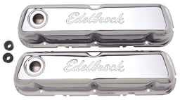 EDELBROCK Ford 260-289-302 W (not Boss) and 351W, 3.7" overall height Signature Series Chrome Valve Covers ED4460 Autofit