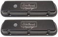 EDELBROCK Ford 289-302-351W, low profile, 2.75" Intake side/ 3.90" Exh side ove Victor Series Valve Covers - Black Finish ED41253 Autofit