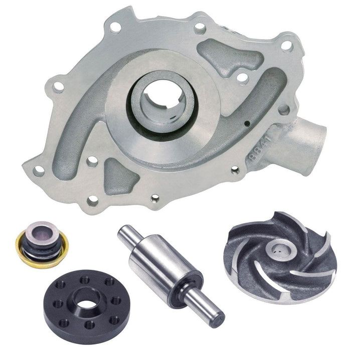 EDELBROCK Ford 289-302-351W, Right Hand Inlet with back plate, 5/8" pilot shaft Victor Series Aluminium Water Pump ED8841 Autofit