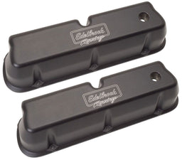 EDELBROCK Ford 289-302-351W, tall profile, 3.88" Intake side/ 3.88" Exh side ov Victor Series Valve Covers - Black Finish ED41263 Autofit
