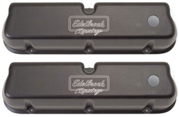 EDELBROCK Ford 289-302-351W, tall profile, 3.88" Intake side/ 3.88" Exh side ov Victor Series Valve Covers - Black Finish ED41263 Autofit
