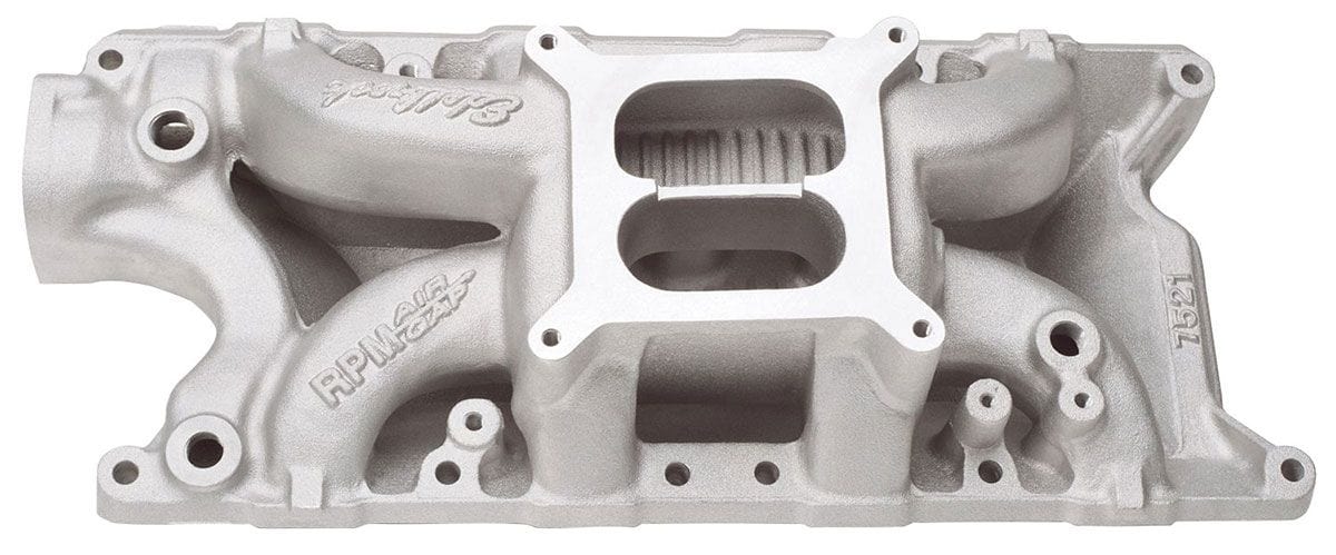 EDELBROCK Ford 289-302W, 1500-6500 rpm RPM Air-Gap 302 Intake Manifold ED7521 Autofit