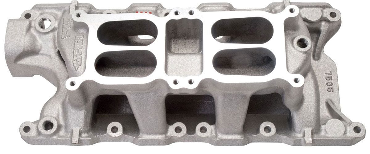 EDELBROCK Ford 289-302W, 1500-6500 rpm RPM Air-Gap Dual Quad Intake Manifold ED7535 Autofit