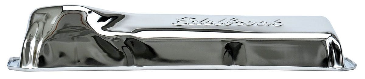 EDELBROCK Ford 302-351C, 2.9" overall height Signature Series Chrome Valve Covers ED4461 Autofit