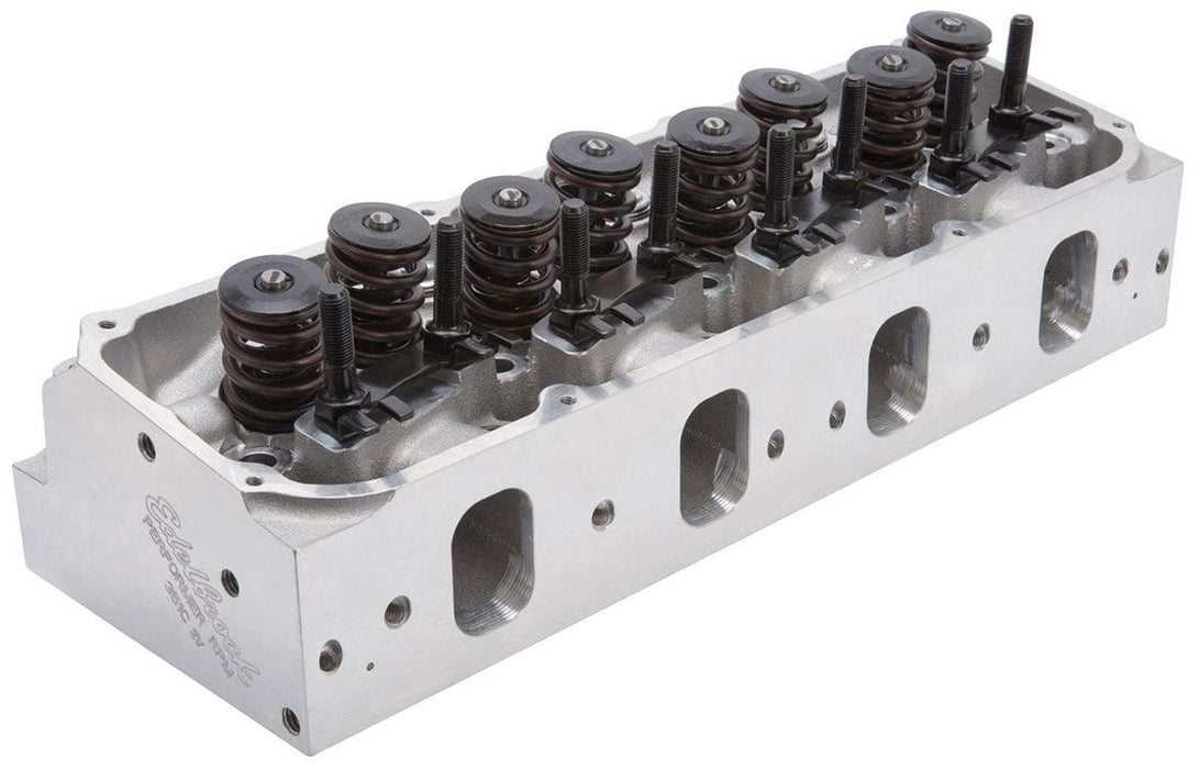 EDELBROCK Ford 302-351C 2V, 60cc combustion chambers, 190cc intake port Performer RPM 351C Cylinder Heads - Single - Complete ED61629 Autofit