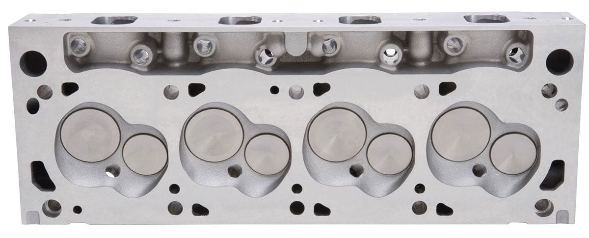EDELBROCK Ford 302-351C 2V, 60cc combustion chambers, 190cc intake port Performer RPM 351C Cylinder Heads - Single - Complete ED61629 Autofit