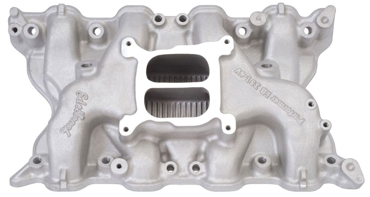 EDELBROCK Ford 351C 4V, Idle - 5500 rpm, Dual Plane, non-EGR Performer 351-4V Intake Manifold ED2665 Autofit