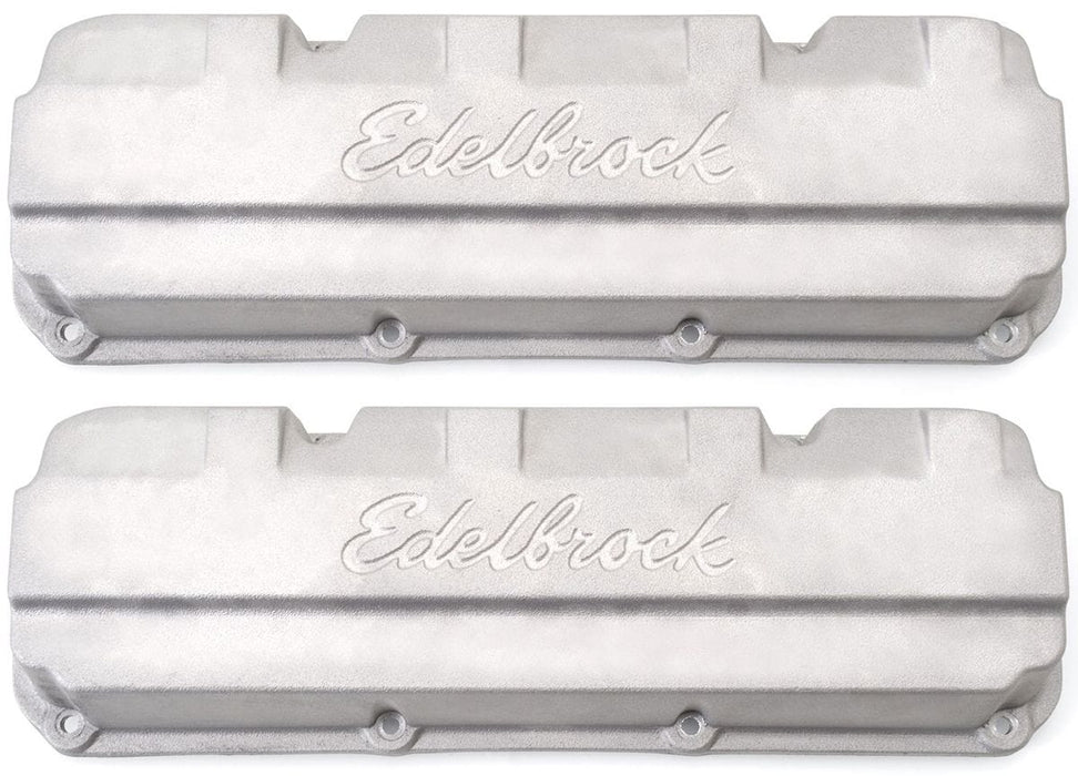 EDELBROCK Ford 351C, with logo, Sand Cast Aluminium Racing Valve Covers ED4267 Autofit