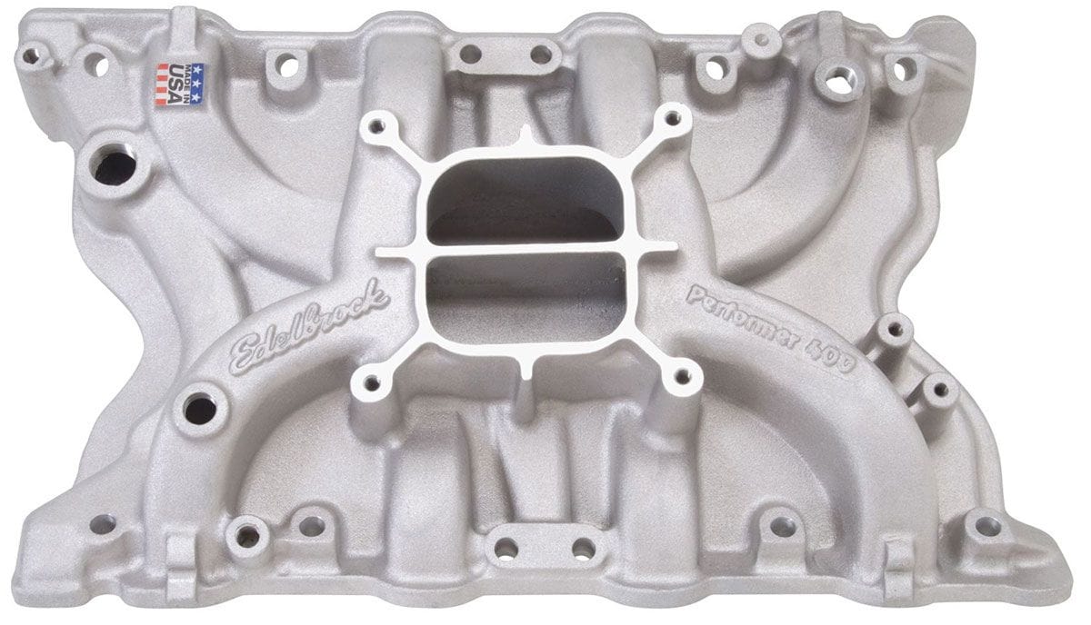 EDELBROCK Ford 351M-400, Idle - 5500 rpm, Dual Plane, non-EGR Performer Intake Manifold ED2171 Autofit