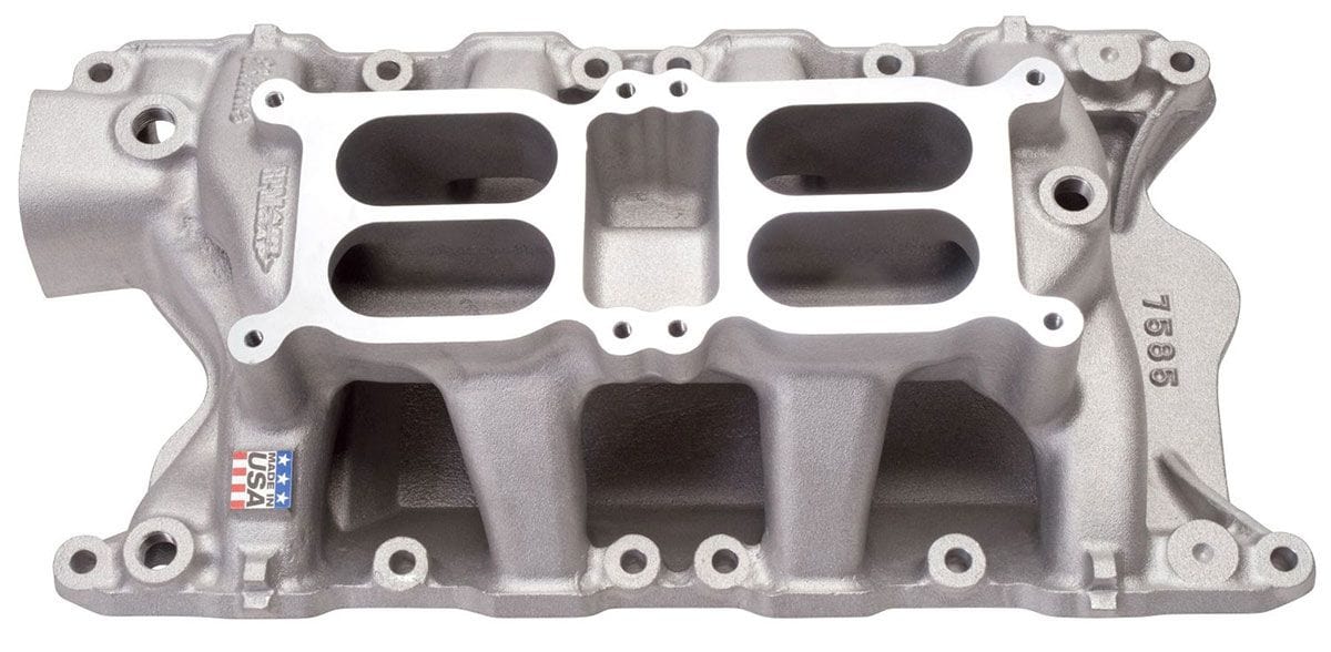 EDELBROCK Ford 351W, 1500-6500 rpm RPM Air-Gap Dual Quad Intake Manifold ED7585 Autofit