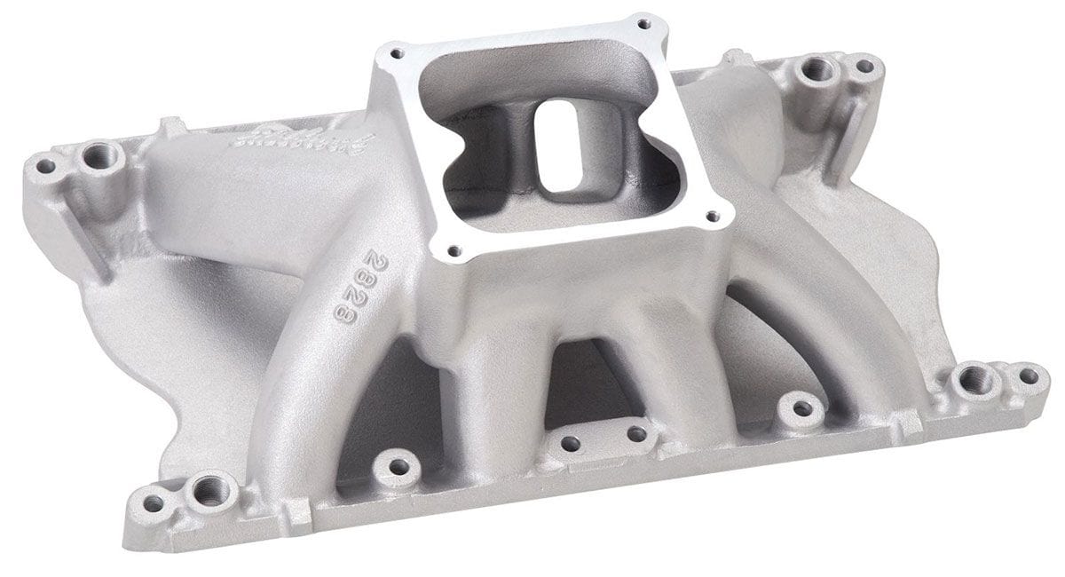 EDELBROCK Ford 351W, for 4500 series carb, 5000-9000 rpm Glidden Victor 351W Intake Manifold ED2828 Autofit