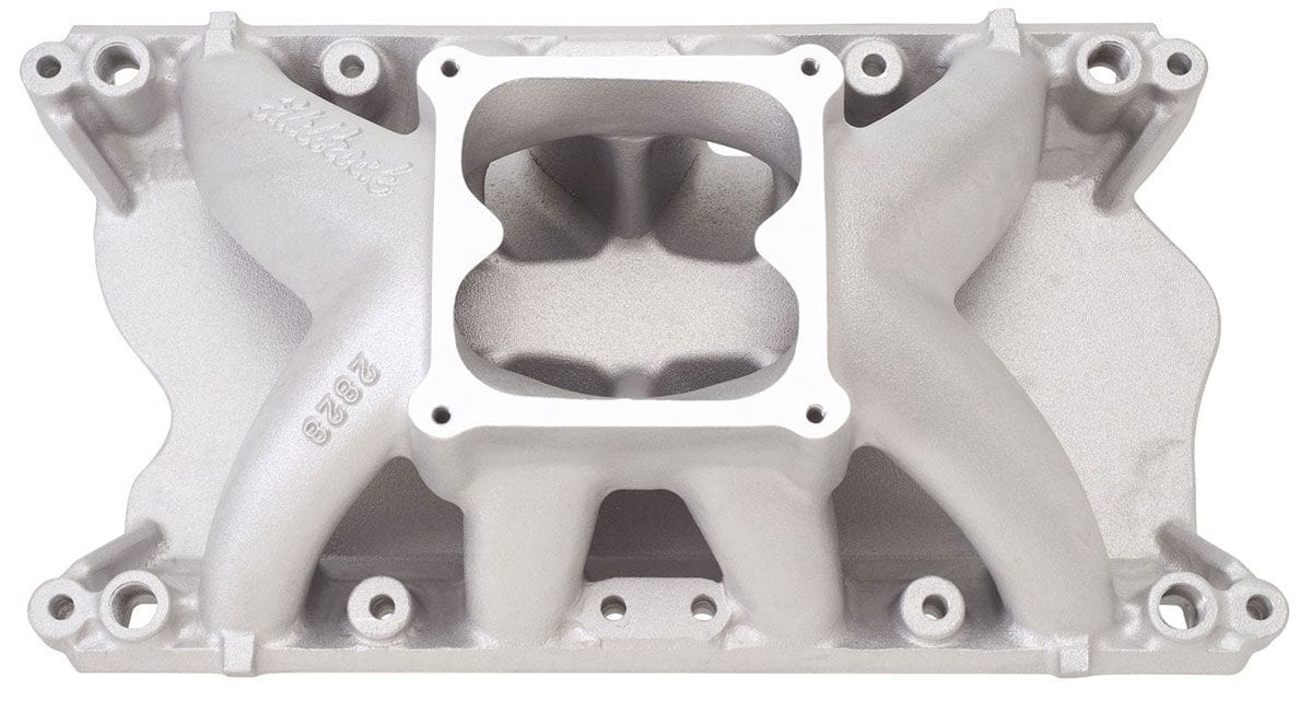 EDELBROCK Ford 351W, for 4500 series carb, 5000-9000 rpm Glidden Victor 351W Intake Manifold ED2828 Autofit