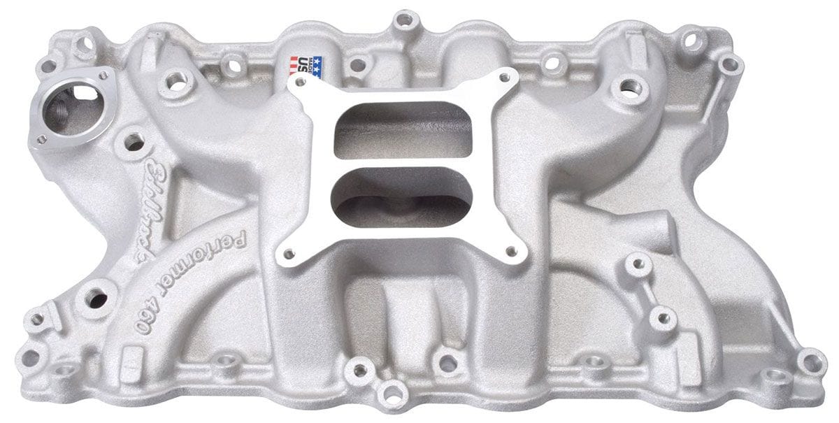 EDELBROCK Ford 429-460, Idle - 5500 rpm, Dual Plane, non-EGR Performer Intake Manifold ED2166 Autofit