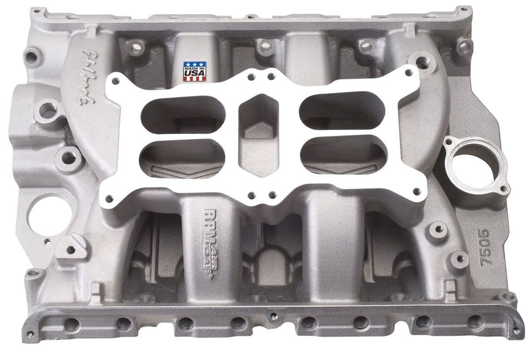 EDELBROCK Ford FE 390-428, 1500-6500 rpm RPM Air-Gap Dual Quad Intake Manifold ED7505 Autofit