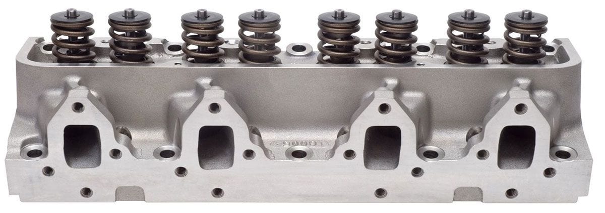 EDELBROCK Ford FE for 390-428 Cobra Jet, 72cc combustion chambers Performer RPM FE Cylinder Heads - Single - Complete ED60069 Autofit