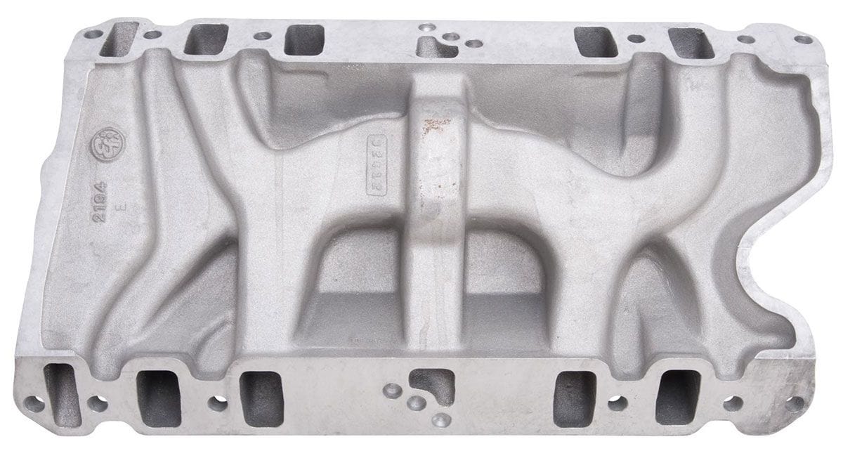 EDELBROCK Holden 253-308, Idle - 5500 rpm, Dual Plane, non-EGR Performer Intake Manifold ED2194 Autofit
