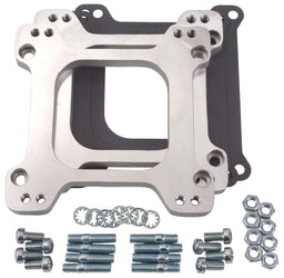 EDELBROCK Mounts standard-flange Holley carbs sideways on Tunnel Rams Carburettor Adapter - Standard-Flange Sideways Adapters (pair, .550") ED2694 Autofit