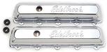 EDELBROCK Oldsmobile 350-455 V8 (fits 5 and 10-hole heads), 2.9" overall height Signature Series Chrome Valve Covers ED4485 Autofit
