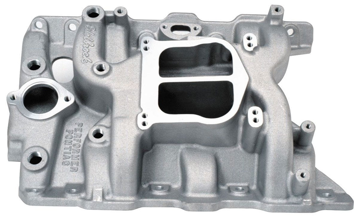 EDELBROCK Pontiac 326-455, Idle - 5500 rpm, Dual Plane, non-EGR Performer Intake Manifold ED2156 Autofit