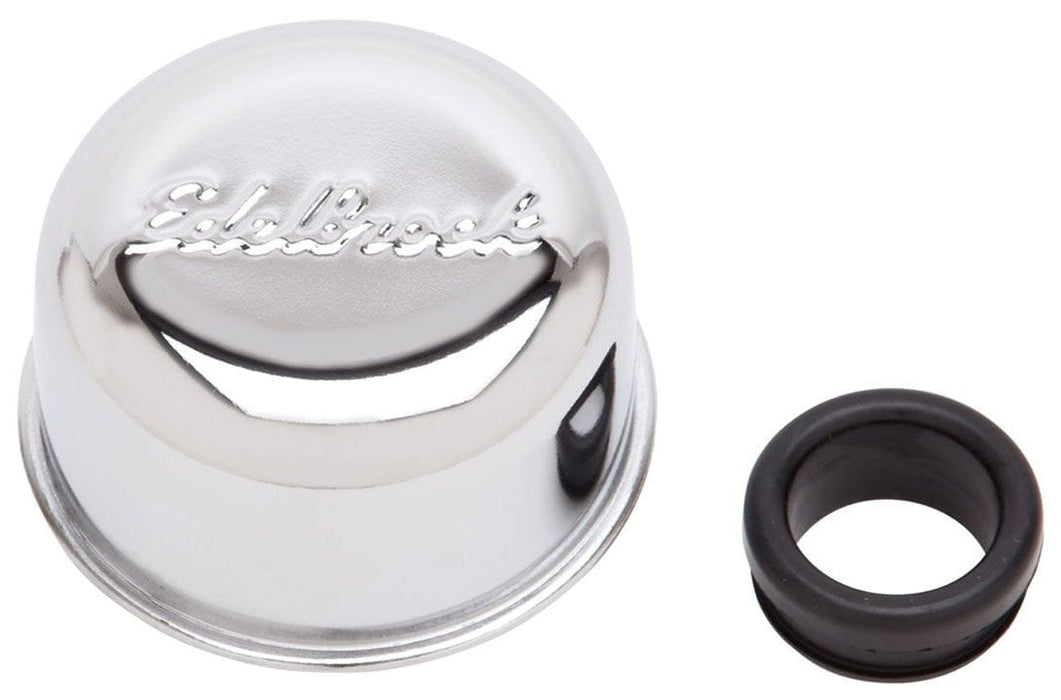 EDELBROCK Round Breather Chrome Finish Signature Series Valve Cover Breathers ED4405 Autofit