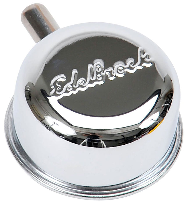 EDELBROCK Round Breather with 90° nipple, Chrome Finish Signature Series Valve Cover Breathers ED4410 Autofit