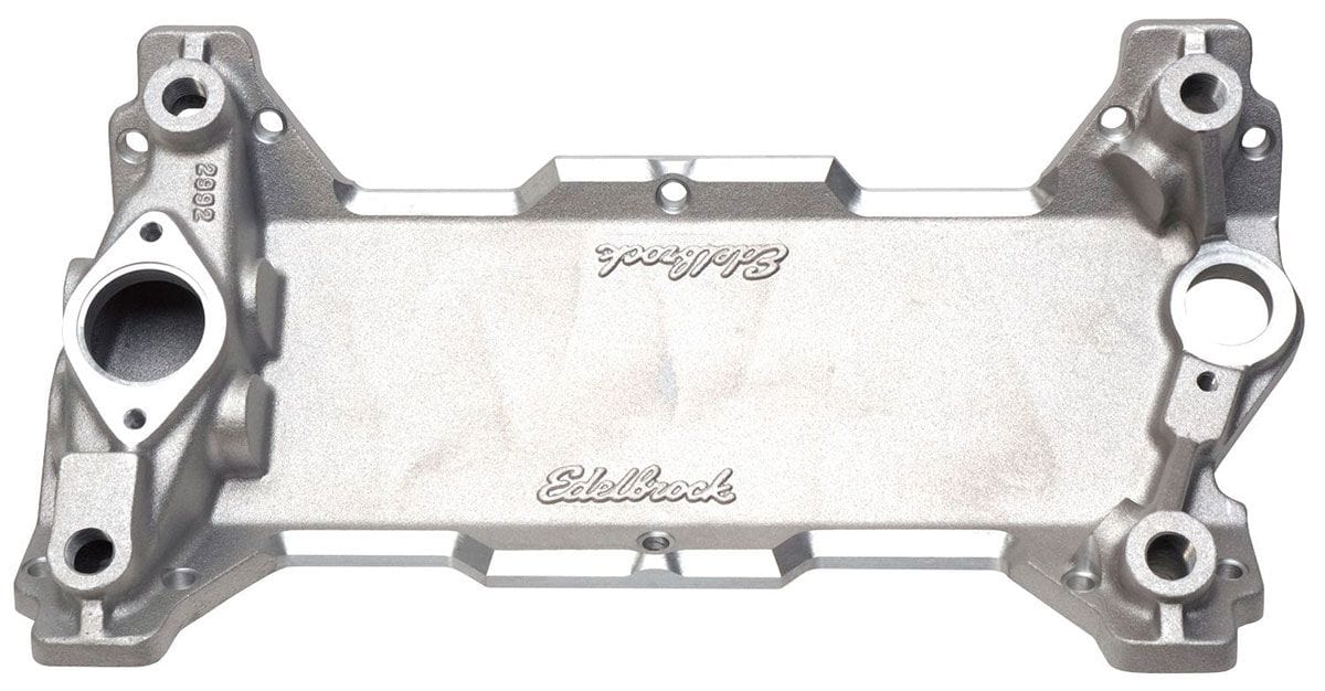 EDELBROCK SB Chevy, 5000-8500 rpm, Base only to be used with ED2955 & ED2958 Victor 18° 3.2 Spider Intake Manifold ED2992 Autofit