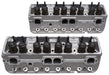 EDELBROCK SB Chevy, 64cc chambers, springs for hydraulic flat tappet & roller c E-210 Cylinder Heads - Pair - Complete ED5085 Autofit