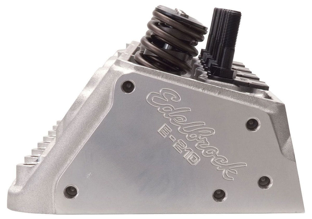 EDELBROCK SB Chevy, 64cc chambers, springs for mechanical flat tappet & roller E-210 Cylinder Heads - Pair - Complete ED5087 Autofit