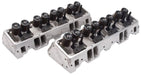 EDELBROCK SB Chevy, 64cc chambers, springs for mechanical flat tappet & roller E-210 Cylinder Heads - Pair - Complete ED5087 Autofit