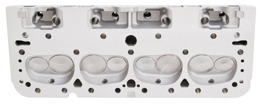 EDELBROCK SB Chevy, 70cc combustion chambers with straight plugs, 195cc Intake Performer RPM Cylinder Heads - Single - Complete ED60739 Autofit